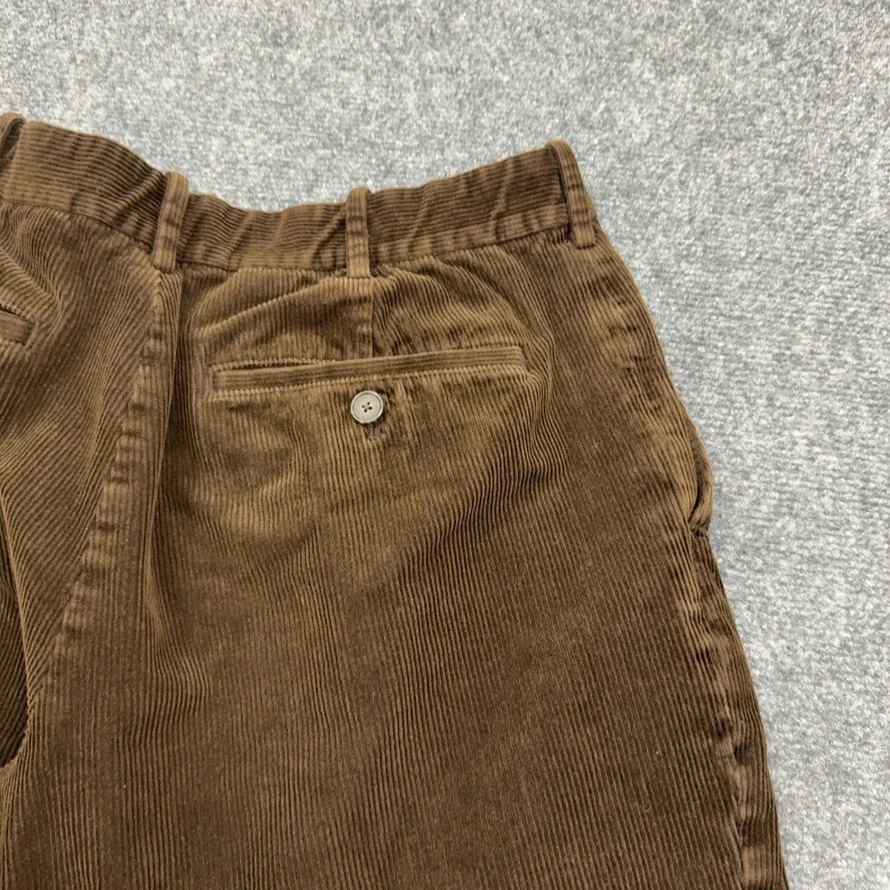 Uniqlo Pants Mens M Brown Cotton Corduroy Casual Streetwear